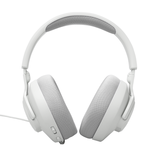 JBL Quantum 100M2 - White - Wired over-ear gaming headset with detachable mic and mute option - Back image number null